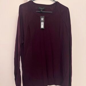 Banana Republic Deep Purple Merino Wool Sweater